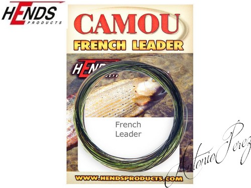 Bas de ligne Camouflage French Leader HENDS 4,50m / Diam 0,53-0,18